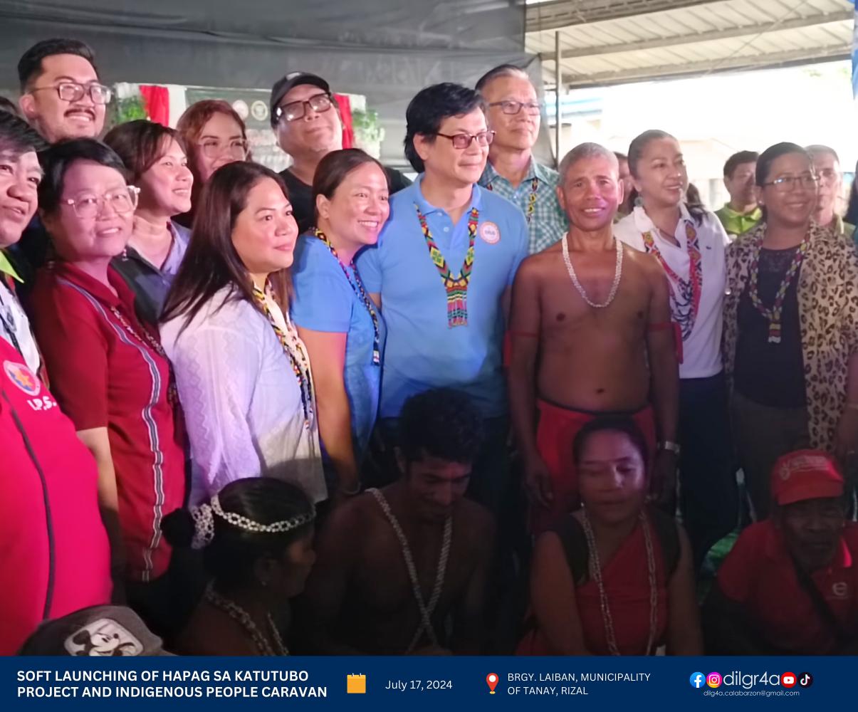 DILG BRINGS ‘HAPAG SA KATUTUBO PROJECT’ TO INDIGENOUS PEOPLE IN TANAY ...